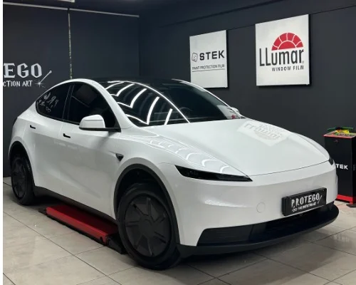 Tesla Model Y PPF Kaplama Ankara | STEK Yetkili Uygulama | Protego