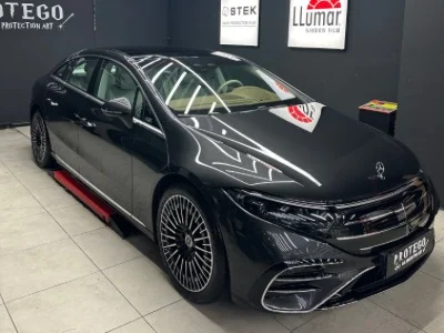 Mercedes EQS Stek PPF Kaplama LLumar Cam Filmi Araç Kaplama
